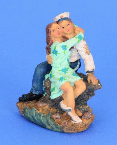 Marine pärchen höhe 12cm - marine,