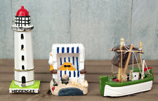 3-tlg. maritimes Deko-Set