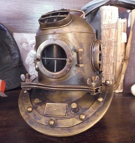 Deko tiefseetaucher helm - tiefseetaucher,
