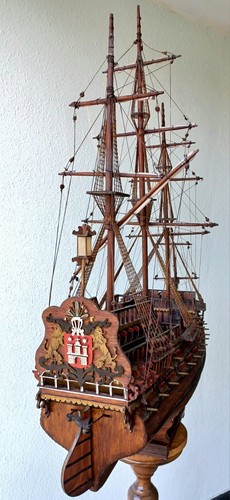 Segelschiff modell holz groß - holz,