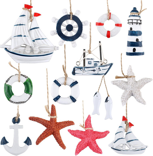 Maritime dekorationsset - maritime,