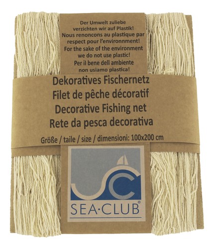 Deko fischernetz beige 1 - deko,