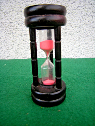 Antike sanduhr holz - antike,