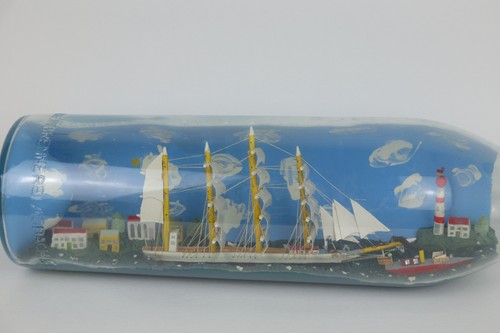 Buddelschiff pamir und odin - pamir,
