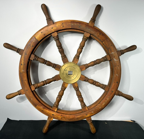 Original schiffs steuerrad - original,