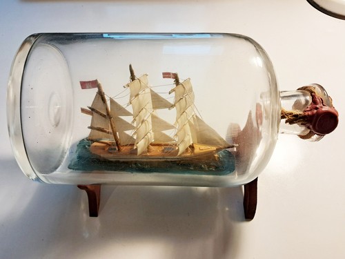 Buddelschiff bark handarbeit - buddelschiff,