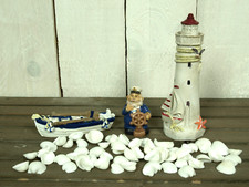 Maritimes Deko-Set Leuchtturm