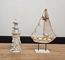 Maritimes Deko-Set: Leuchtturm