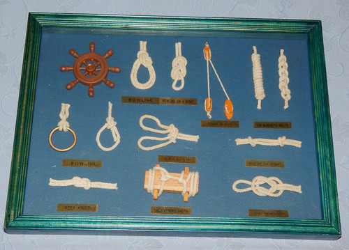 Vintage knotentafel - vintage,